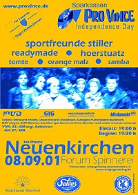 Independence Day Festival – 08.09.2001 – Neuenkirchen, Forum Alte Spinnerei