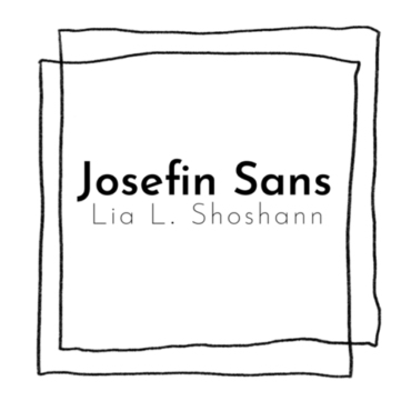 JosefinSansLiaLShoshann
